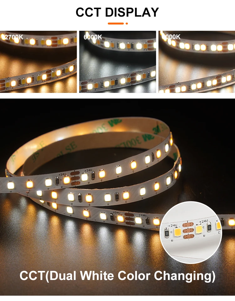 LEOMAY High Quality UL CE Cct Led Strip Light Smd2835 16w 120leds/M 1300lm Decoration Flexible Led Strip Light supplier