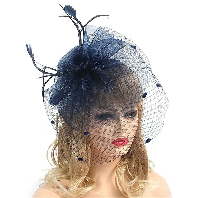 Finecy In Ladies&Women Wedding Cocktail Race Headband Flower Hat Fascinator 
