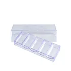 Poker Hold Chip Poker Tray YH 100pcs Acrylic Clear Poker Chip Tray To Hold 40mm Poker Chips Case
