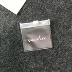 Bag Zip Frost Zipper Bag Custom Small Pvc Jewelry Plastic Zipper Bag Reusable Frosted Jewelry Packaging Zip Lock Bag