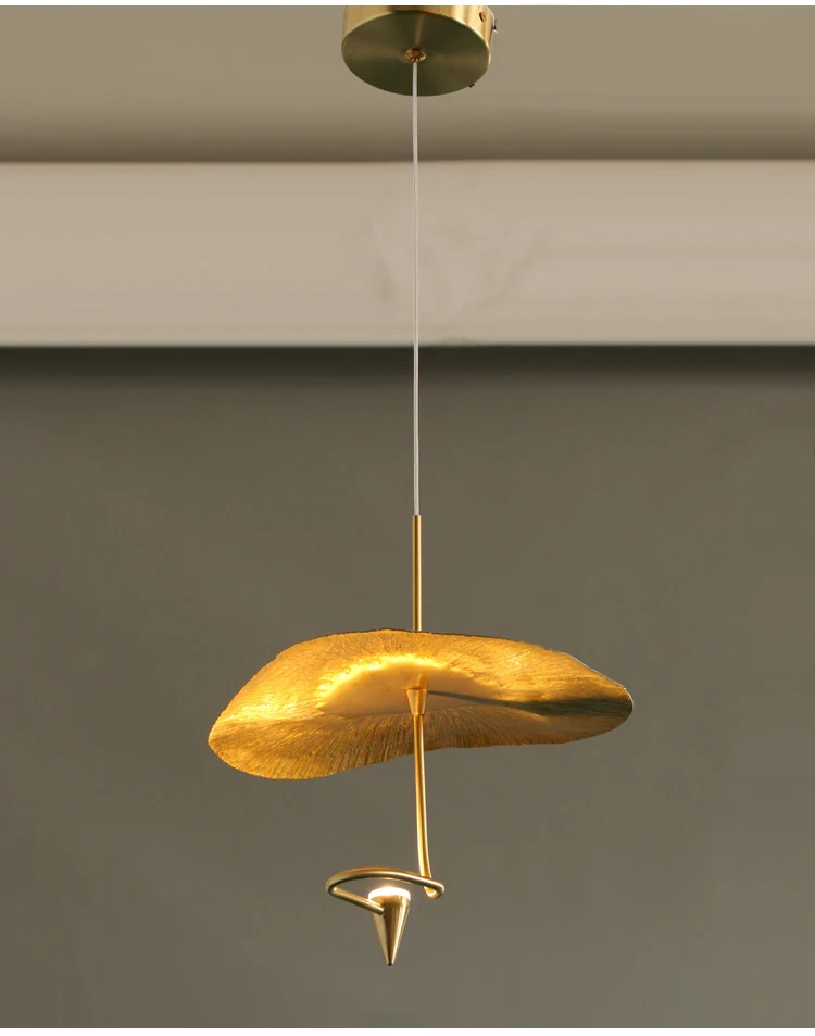 Customized Size Copper Gold Large Chandelier Hotel Restaurant Pendant Lighting Stairwell Big hanging Lamp For High Ceilling