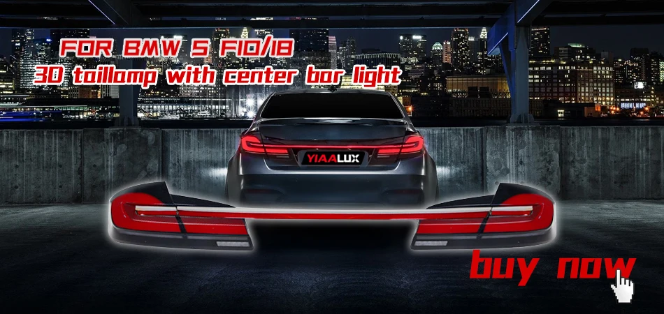 product f10 to g30 style car tail light with middle lamp for bmw f10 tail light with bar f18 m5 tail lamp 2011 f10 light plug and play-3