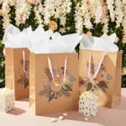 Bags Gift Paper Bag Manufacture Custom Mother's Day Baby Showers Birthday Wedding Guest Paper Gift Bags Bulk