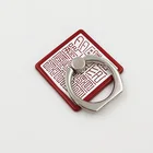 Cell Phone Fashion Golden Plated Metal Cell Phone Holder Ring 360 Rotation For Giveaway