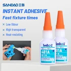 Glue Adhesive Glue SD401A Colorless Transparent Fast Dry Cyanoacrylate Adhesive Glue For Metal/rubber/leather