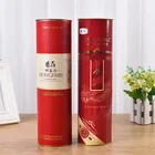 Box Box For Bottle Cheap Cylinder Paper Box With Metal Cap For Wine Glass Bottle 500ml