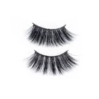 Eyelashes Synthetic Fiber Eyelash Manufacturer Natural Faux Wispy Fake Mink Eyelashes Fake Eyelashes