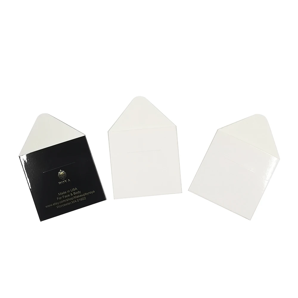 2022 Custom Mini Single Eyeshadow Paper Envelope 26mm Pan Packaging Envelope factory