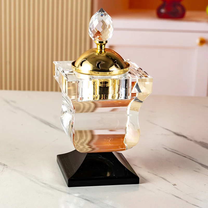 product cheap wholesale factory direct sales home decoration air purification glass crystal aromatherapy stove-4
