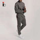 Hoodies And Joggers Men's Sportswear Fitness Apparel Sweatsuits Cotton Grey Hoodie With Joggers Sports Sets
