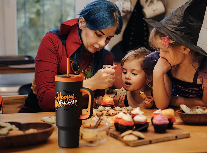 Gifts Stainless Steel Halloween 40oz Tumbler Kids Halloween Car Cup for Happy Halloween manufacture