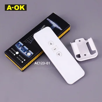 A-OK AC123-01 Electric Curtain Motor Remote control RF 433 Single AOK 02 06 16 wireless accessories