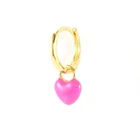 Handmade Earrings ROXI Wholesale Fashion Ins Wild Handmade Love Heart Enamel Pendant Earrings