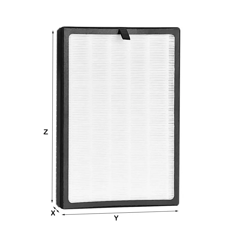 product manufacturer custom true h12 h13 h14 hepa replacement for air purifier filter for allergens wildfire smoke dust odors-1