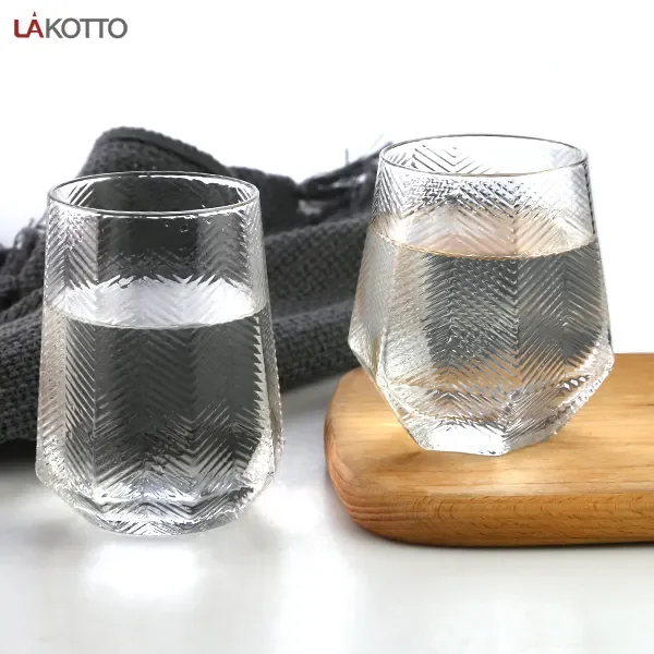 Eco friendly Lead Free Glass Top Seller Custom Drink Glassware Water Tumbler Iced Glass Milk Juice Wine Cups Mug Dinking Glasses