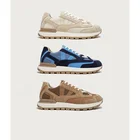 Custom LOGO Fashion Men Sneakers Flat Sports Shoes Brand Casual Shoes Mesh Soft Retro Walking Running Tennis Jogging Shoes