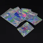 Smell Proof Mylar Bags Custom Logo Zip Lock Resealable Smell Proof Aluminum Foil Mylar Plastic Packaging Hologram Bags