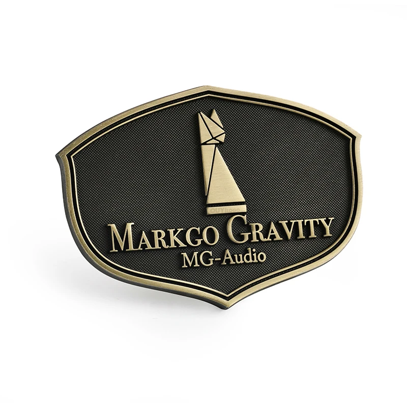 Custom Plates Nameplate Laser Engraved Stainless Gold Logo Metal