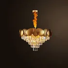 Lamp Postmodern Light Luxury Lighting Living Room Lamp Dining Room Lamp Crystal Chandelier