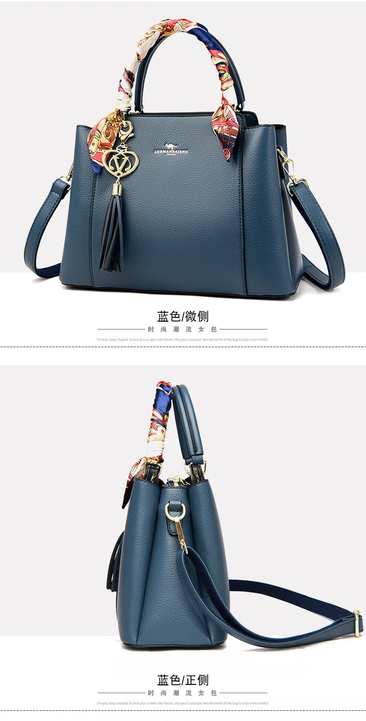 New Hot Selling Women Shoulder Handbag Pu Leather Purses Handbags Classic Large Capacity Travel Crossbody Bolso