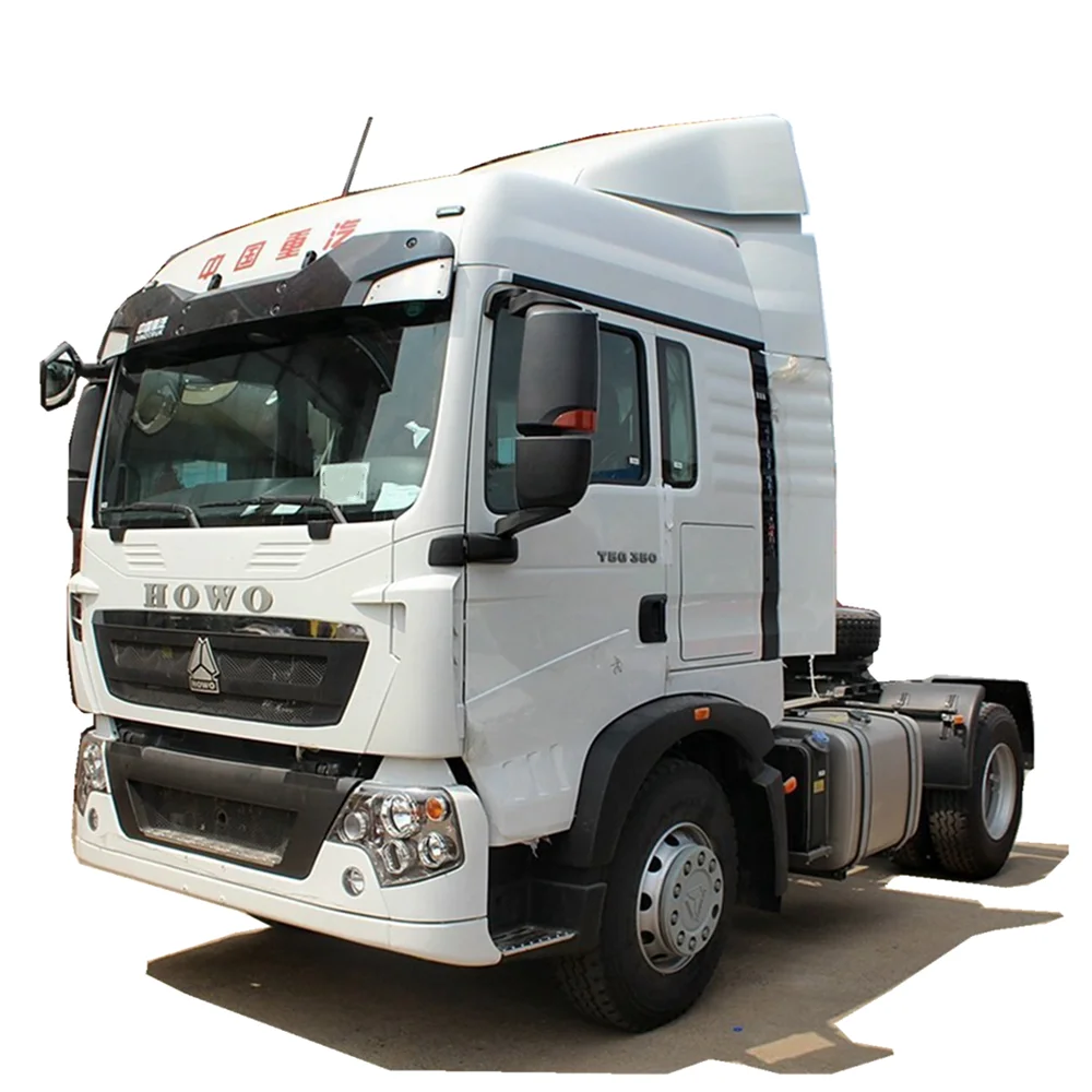 Nigeria Dangote Group Supplier Sinotruk Howo 4x2 Tractor Truck Howo T5g Truck Head Buy Head Tractor Truck With New Top Roof Cabin High Quality International Tractor Truck Head For Sale Howo T5g
