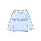 High Quality Custom-made Girls Cake Cherries Print Pajama Kids Long Sleeve Top Clothes