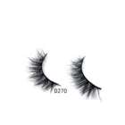 Clear Band Super Quality Strip Mink Eye Lash Vendor Clear Band Hand Made Mink Lashes 3D FALSE LASH