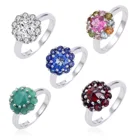 Fine Jewelry Beldan Fine Jewelry Gemstone Ring OEM Wholesale 925 Sterling Silver Rings Jewelry