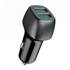 Port Compact Design Dual Port Mini Quick Car Charger Apple Qc3.0 Usb-c Usb Pd Car Charger