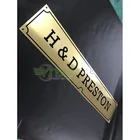 Brass Brass Metal Sign YIYAO Etch Metal Brass Sign Plaques