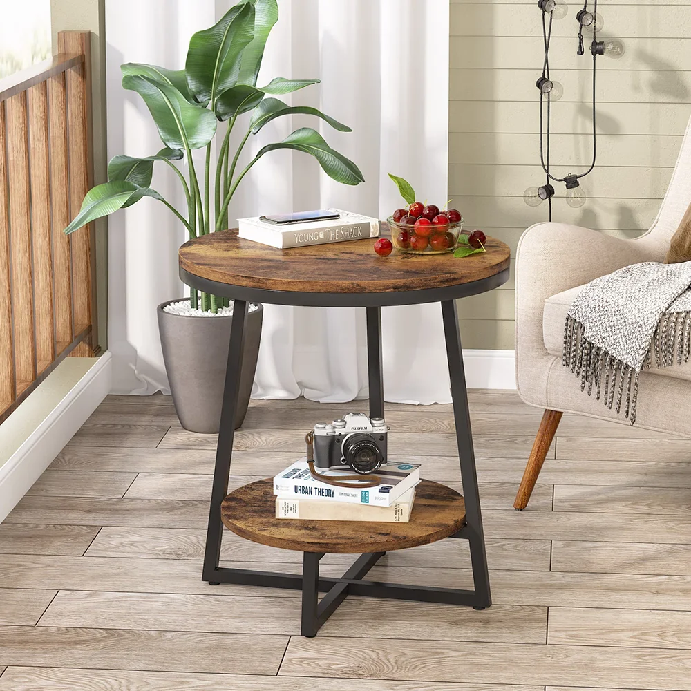 Modern 23.62'' Tall Frame End Table Side Table for Home Dining Bedroom Kitchen Outdoor-Versatile Living Room Furniture manufacture
