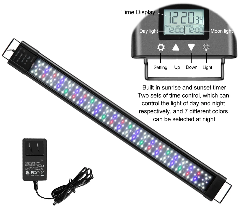 automatic aquarium light