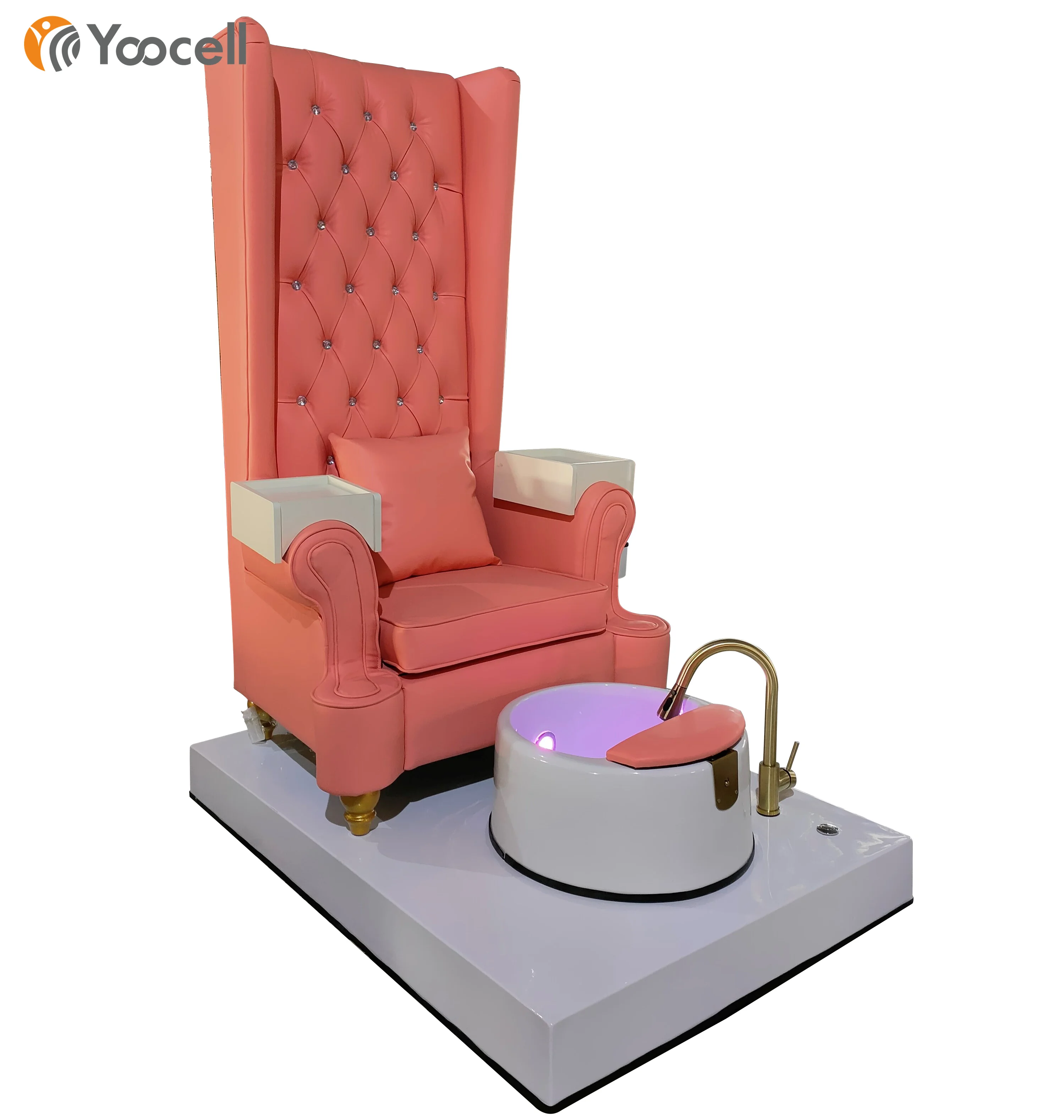 peach color chair