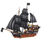 Educational Toys Toy Creative Educational Kids Toys Model Pirate Ship Toy Blocks Set Building