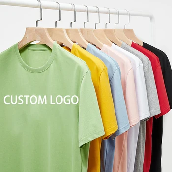 Custom Logo Digital Printing Plus Size White Men'S Summer Blank T-Shirts 100% Organic Cotton Plain Oversize Tee Shirt