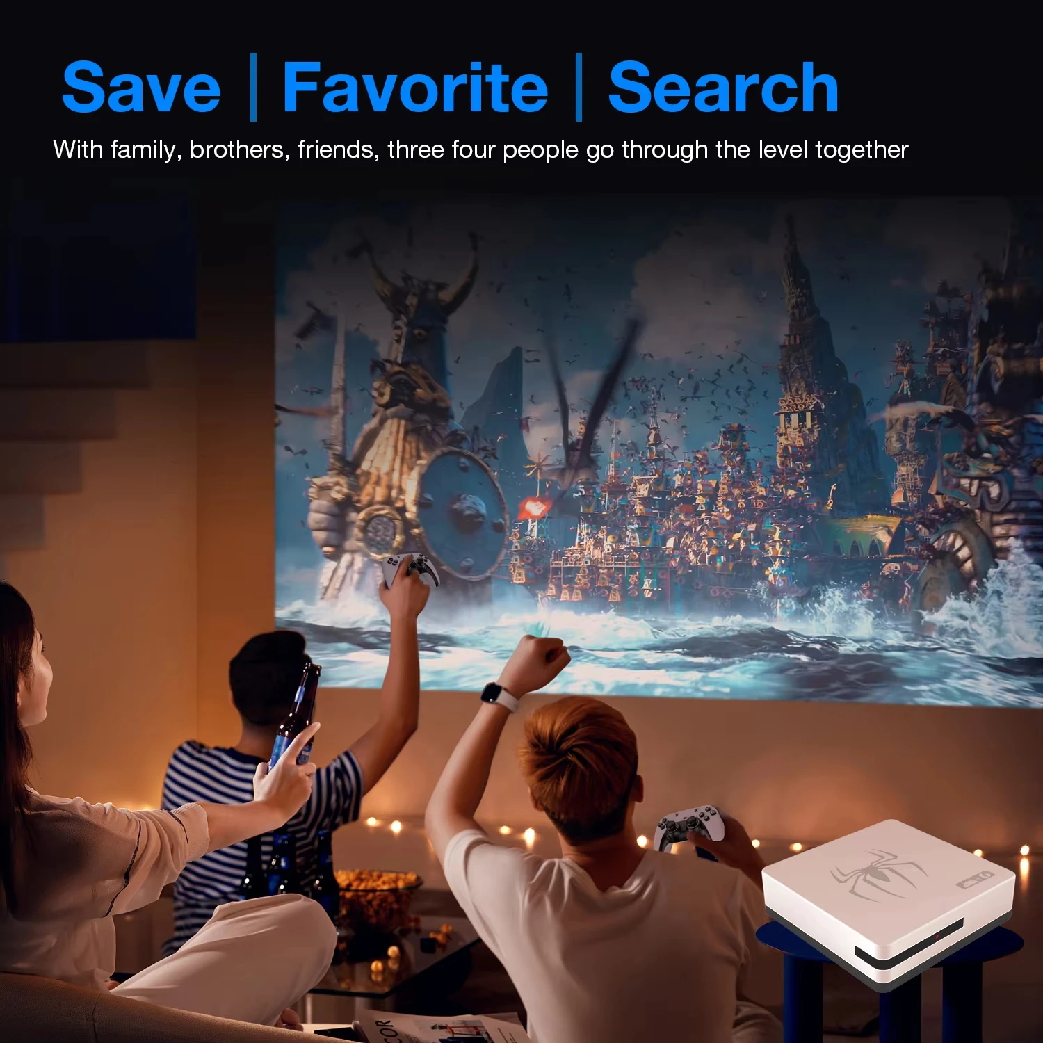 Latest G7 game box Allwinner H618 Android 12 HD 4k video game console 2.4G dual wifi Wireless PS 5 Gamepad video game consoles