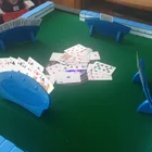 Texas Poker Plastic Poker Playing Cards Custom Casino Plastic Paper Texas Hold Em 4 Color Playing Poker Card