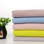 Cotton Cotton Fabric Stock Solid Cotton Flannel Fabric For Blanket Pajamas Shirt