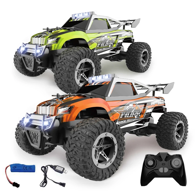 2.4G 1:16 Racing remote control rc off road car toy for kids with light
