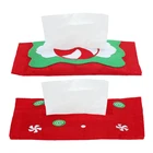 Christmas Family Christmas Tissue Set Table Supplies Dining Table Family Party Table Decoration Tissue Box