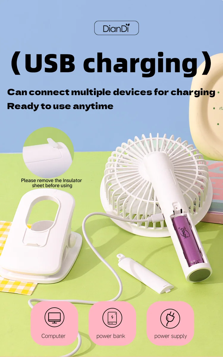 Hand Held Mini Fan, DD8025, Portable, USB - detail 22