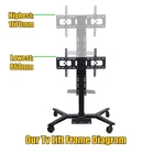 Tv Best Price Perfect Design Mobile Rolling Motorized Remote TV Lift Mechanism