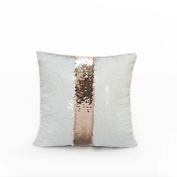 2020 Champagne Color Sequin Pillowcase Cushion Cover