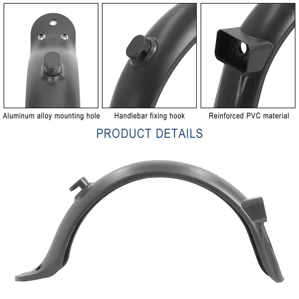 product mudguard for xiaomi electric scooter mi3 lite rear wheel brake rear fender baffle 3 hole tyre splash guard parts-7