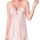 Wholesales Women Spring And Summer Ladies Sexy Lace Satin Sleep Dress Suspenders Sleepwear Silk Pajamas