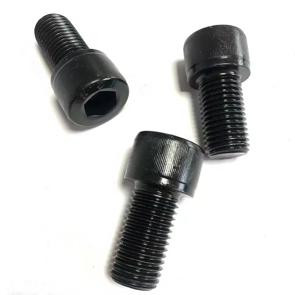 Customized Steel 12.9 Round Head Black Oxide High Strength Bolts details