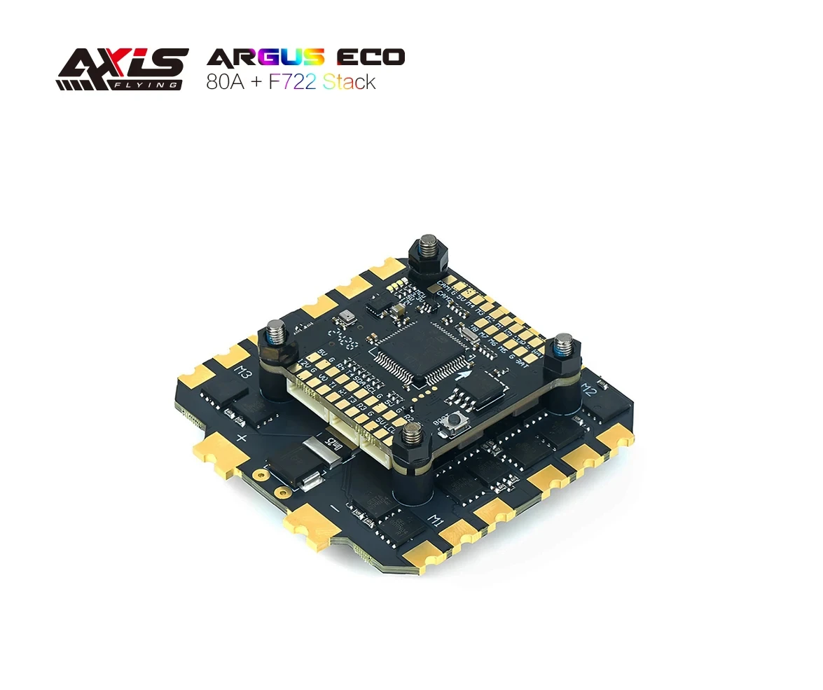 13英寸FPV交叉飞机的原装Axisflying阿格斯ECO 80A F722高压6 ~ 8S ESC和FC堆栈