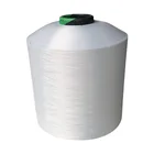 Yarn Black Rope 100%Polyester Yarn 150D 300D 150/48f Black Raw White For Shoes Garment Rope Fabric Embroidery
