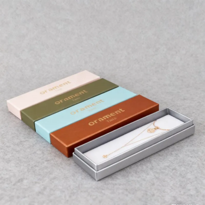 product manufacture high end rigid jewelry paper box flexography base and lid necklaces bracelets box hot sale custom logo rings box-5