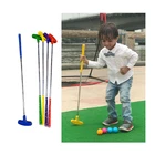 FUNGREEN Rubber Kids Mini Golf Putter Double Sides Indoor Double Sides Junior Golf Putters Left And Right Hand Golf Club